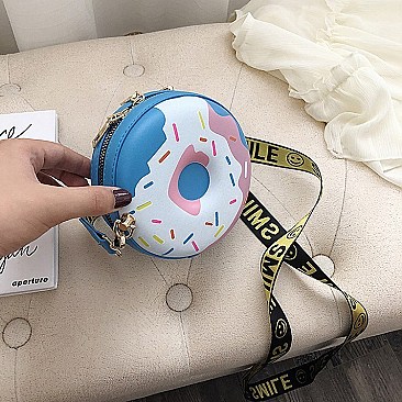 Yummy Donut Crossbody Clutch Bag