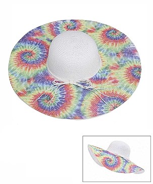 TRENDY FASHION PATTERN STRAW SUN HAT