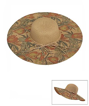 LOVELY FLOWER STRAW SUN HAT