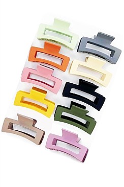 Pack of 12 (pieces) Assorted Colors Hair CLIPS