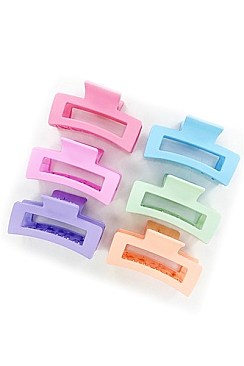 Pack of 12 (pieces) Assorted Colors Hair CLIPS