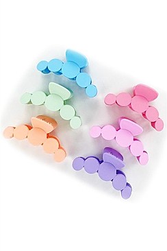 Pack of 12 (pieces) Assorted Colors Hair CLIPS