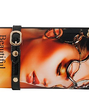 Hard Case Small Size Magazine Clutch Beautiful Fashion