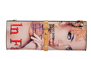 Hard Case Small Size Magazine Clutch 1Fashion