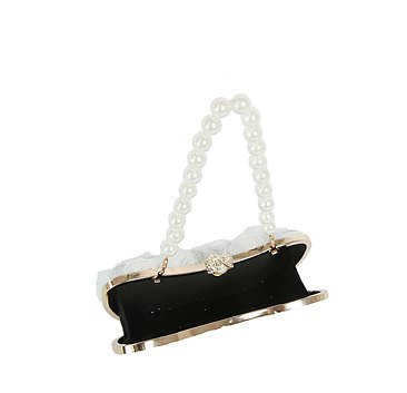 Chiffon Flower Clutch