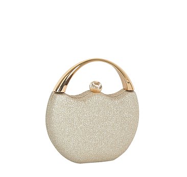 Glitter Structured Clutch