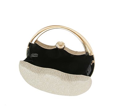 Glitter Structured Clutch