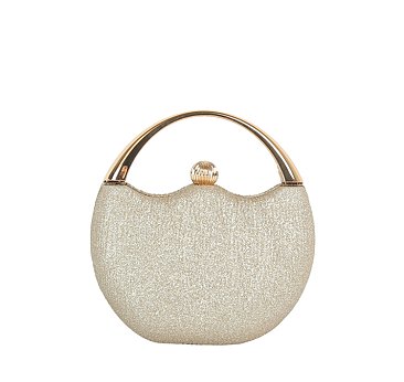 Glitter Structured Clutch