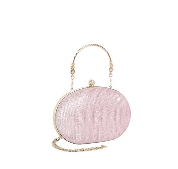Glitter Oval Clutch