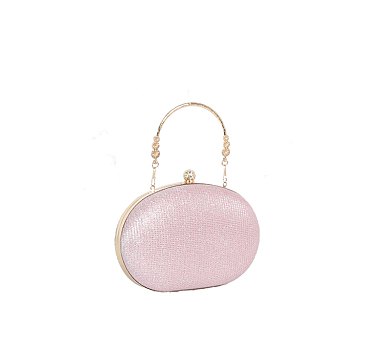 Glitter Oval Clutch