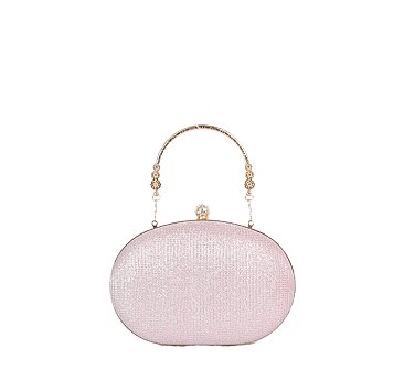 Glitter Oval Clutch