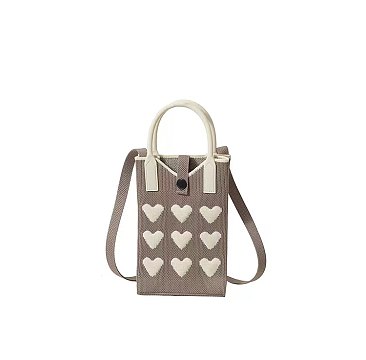 Knit Hearts Bag