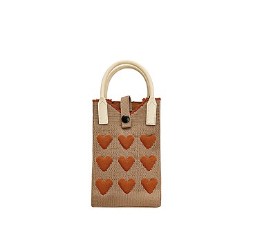 Knit Hearts Bag