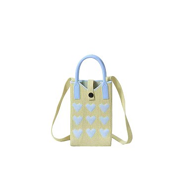 Knit Hearts Bag
