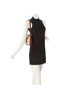 Cherry Canvas Shoulder Bag
