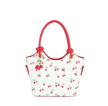 Cherry Top Handle Satchel