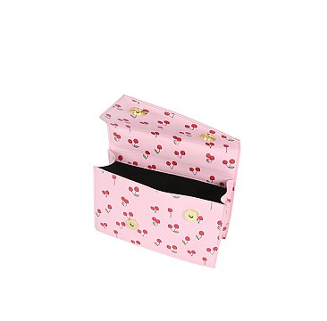 Cherry Flap Satchel