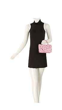 Cherry Flap Satchel