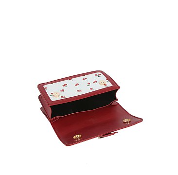 Cherry Flap Satchel