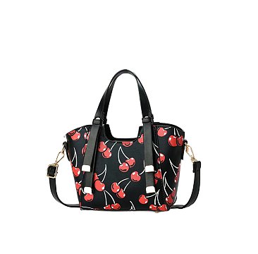 Cherry Top Handle Satchel