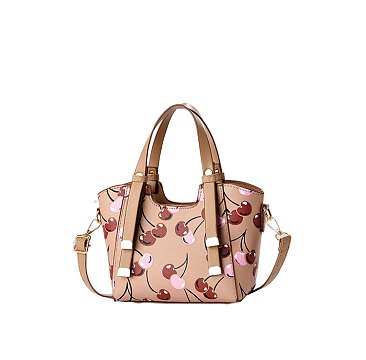Cherry Top Handle Satchel