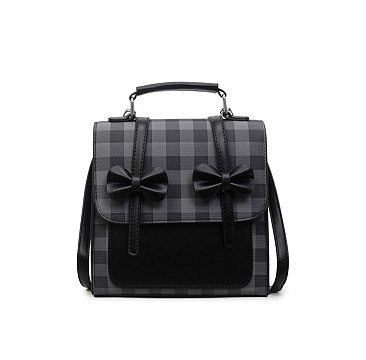 Check Bow Flap Backpack