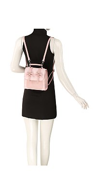 Check Bow Flap Backpack