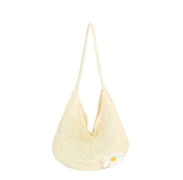 Hollow Woven Slouchy Hobo