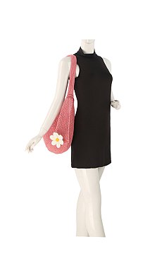 Hollow Woven Slouchy Hobo