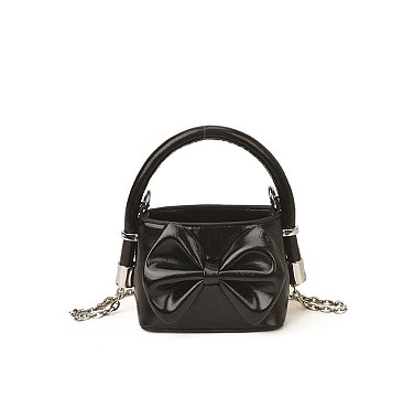 Patent PU Bow Satchel