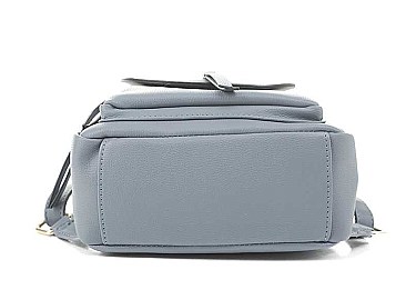 STYLISH SMOOTH ZIPPER DESIGN BACKPACK