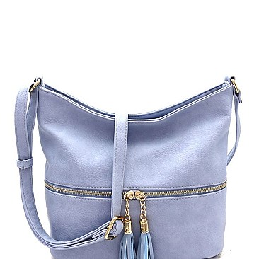 Textured Cross Body Bag