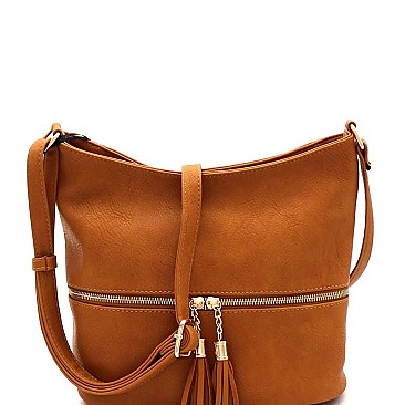 Textured Cross Body Bag