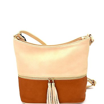 Textured Cross Body Bag