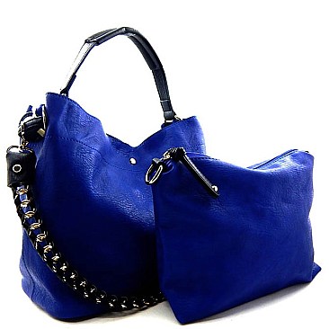 Chain Accent Bag in Bag Medium Hobo