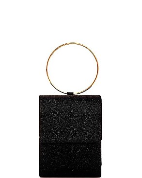 CHIC MODERN FASHION HOOP HANDLE CLUTCH WITH CHAIN JYHBG-102805
