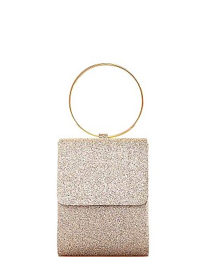 CHIC MODERN FASHION HOOP HANDLE CLUTCH WITH CHAIN JYHBG-102805