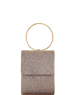 CHIC MODERN FASHION HOOP HANDLE CLUTCH WITH CHAIN JYHBG-102805