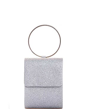 CHIC MODERN FASHION HOOP HANDLE CLUTCH WITH CHAIN JYHBG-102805
