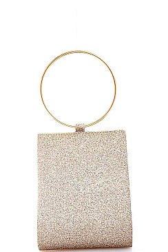CHIC MODERN FASHION HOOP HANDLE CLUTCH WITH CHAIN JYHBG-102805