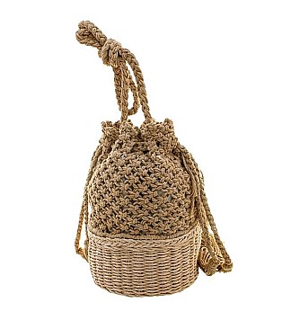 TRENDY SMOOTH SOFT STRING TASSEL CROSSBODY BAG