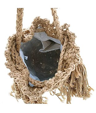 TRENDY SMOOTH SOFT STRING TASSEL CROSSBODY BAG