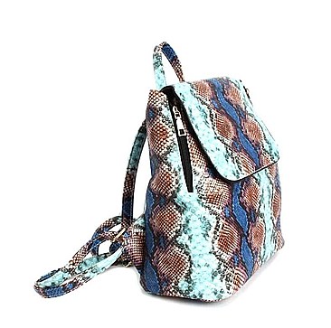 FASHION SNAKE PRINT BACKPACK