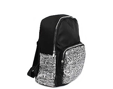 FASHION SNAKE PRINT BACKPACK