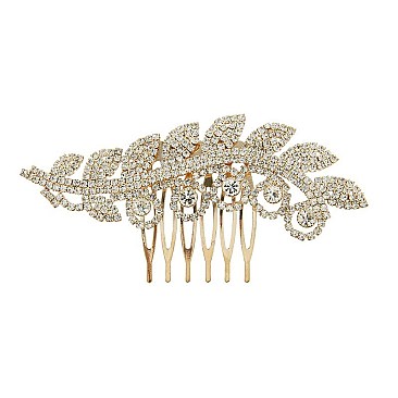 ELEGANT FLOWING LEAF BRANCH HAIR COMB SLHCH2180