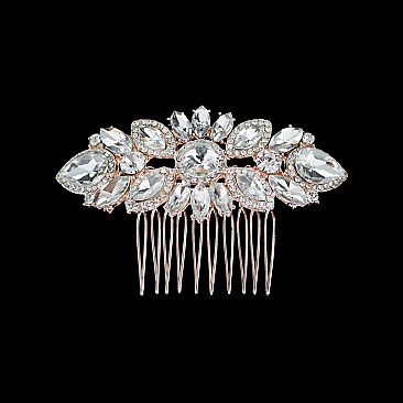 STYLISH BRIDAL JEWELED HAIR COMB SLHCH2182