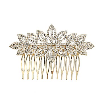 STYLISH LEAF & FLORAL HAIR COMB SLHCH2218