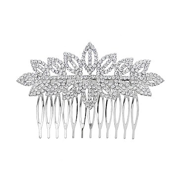 STYLISH LEAF & FLORAL HAIR COMB SLHCH2218