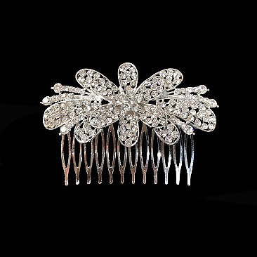 STYLISH STONE BRIDAL COMB W/ STONE SLHCY7322