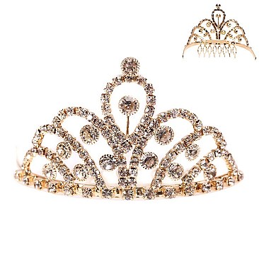 STYLISH MINI RHINESTONE HAIR SIDE COMB SLHCY8753